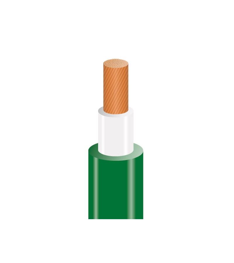 Foto de CABLE PACK MANGUERA UNIPOLAR LIBRE HALOG. RZ1-K 3X1.5 1KV 100mt VERDE 