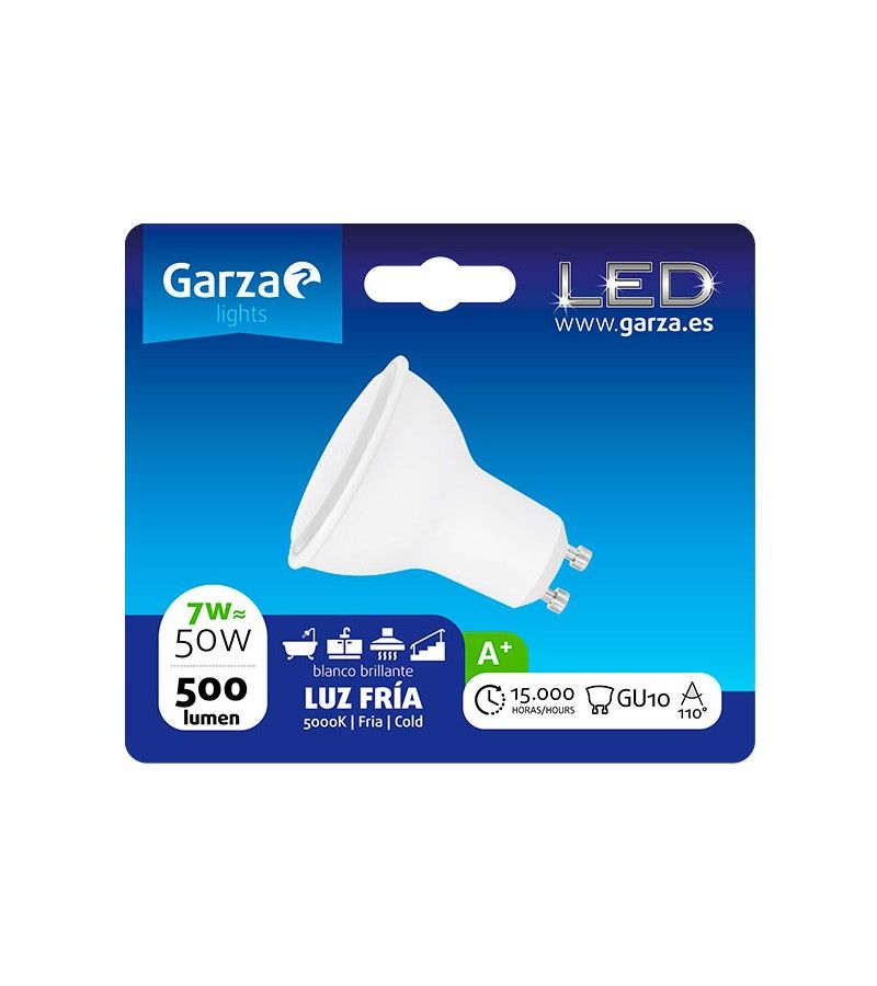 Foto de BOMBILLA LED GU10 7W 700LM 6500K GARZA 