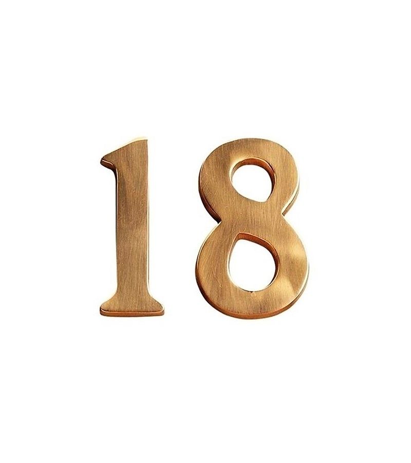 Foto de BLIS NUMERO LATON 10cm Nº7 