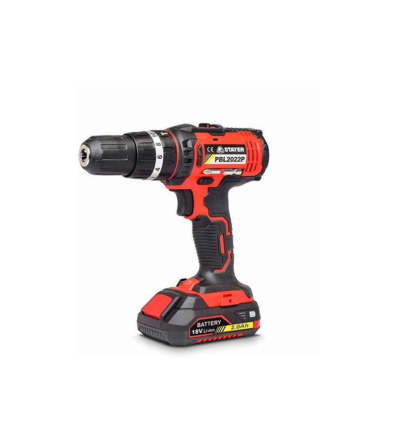 Foto de TALADRO ATORNILLADOR PERC.18V 2,0Ah 2 BATERIAS LITIO L2022 PK STAYER 