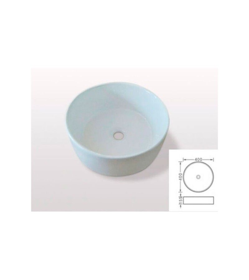 Foto de LAVABO CATANIA 30X11 H MINI BLANCO S/ENCIMERA 