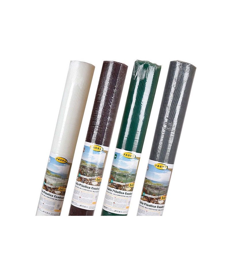 Foto de M2. MALLA PLASTICO CUADRADA GRIS 1X1cm 1X25m 