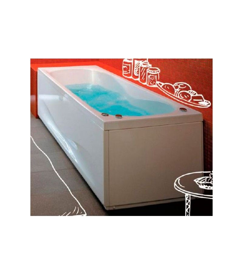 Foto de BAÑERA PROJECTA HIT 1.70X75 DX BLANCA 