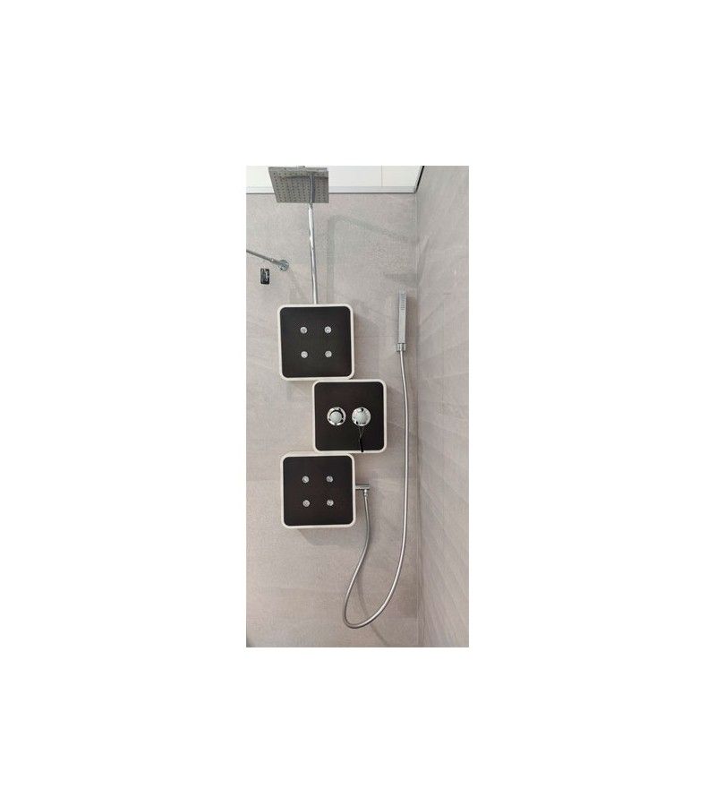 Foto de COLUMNA DUCHA SQUARED 2 LETTER TS MOKA 