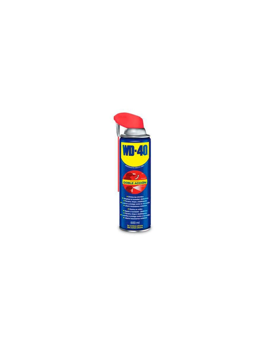 Foto de BOTE ACEITE LUBRICANTE DOBLE ACCION SPRAY C/PULVERIZADOR WD40 500ml. 