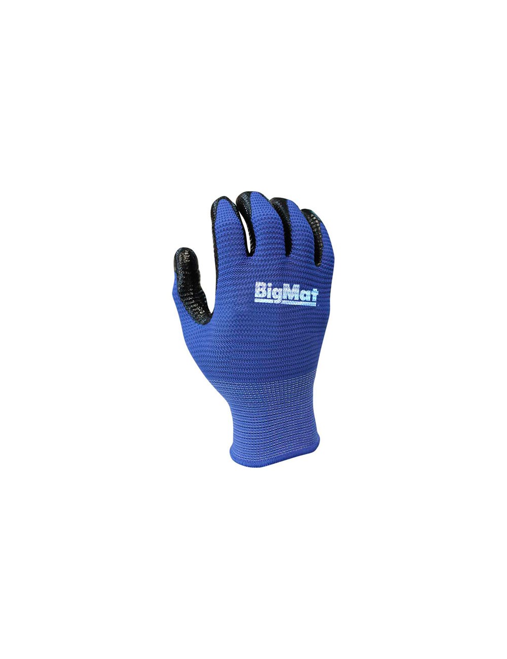 Foto de GUANTES POLIESTER/NITRILO AZUL T-7 BIGMAT 