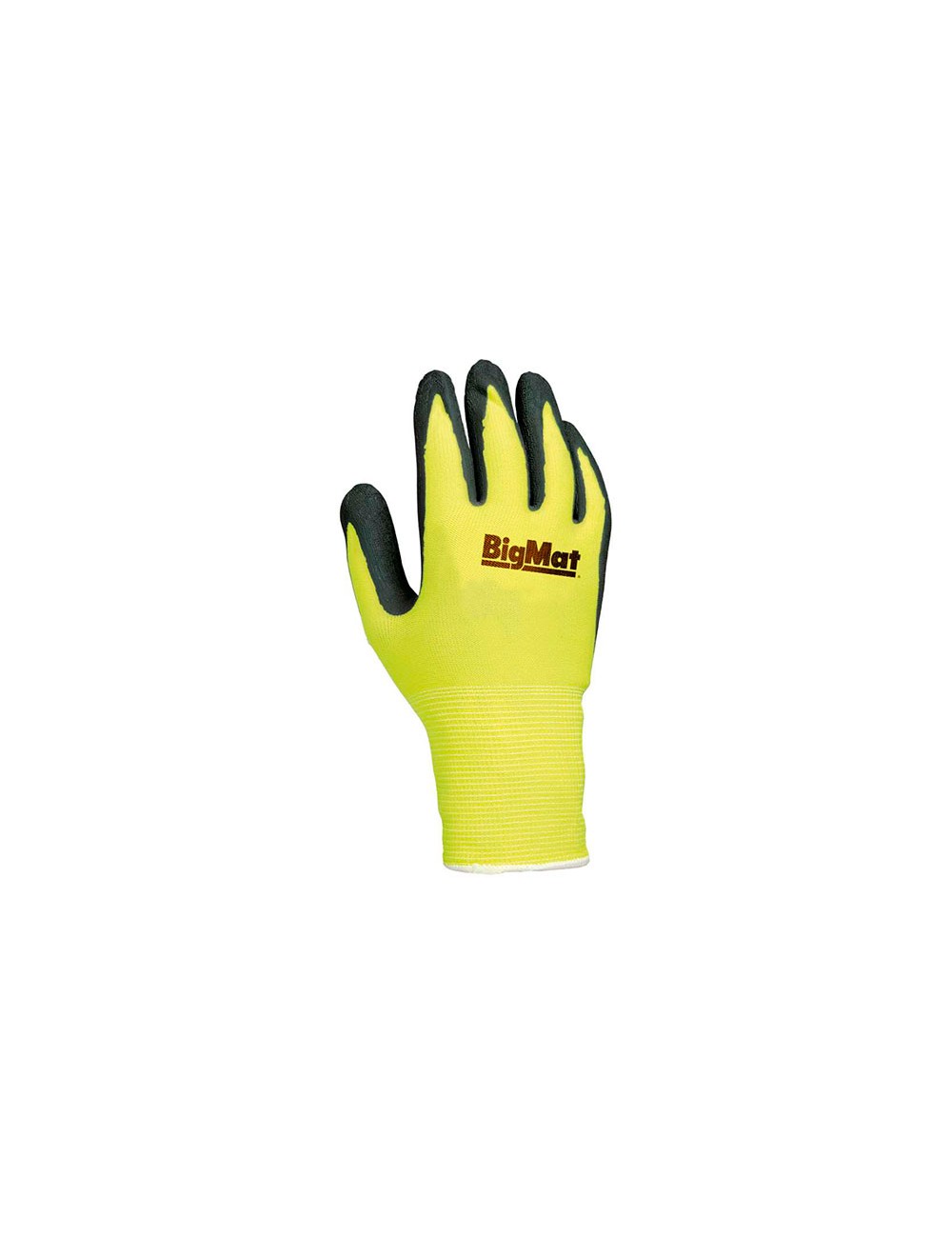 Foto de GUANTES POLIESTER/LATEX AMARILLO T-10 BIGMAT 