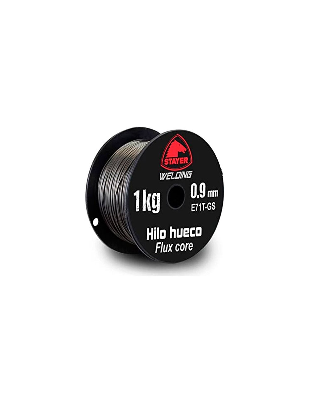 Foto de BOBINA HILO HUECO SOLDAR 1KG 0,9mm E71T-GS STAYER 