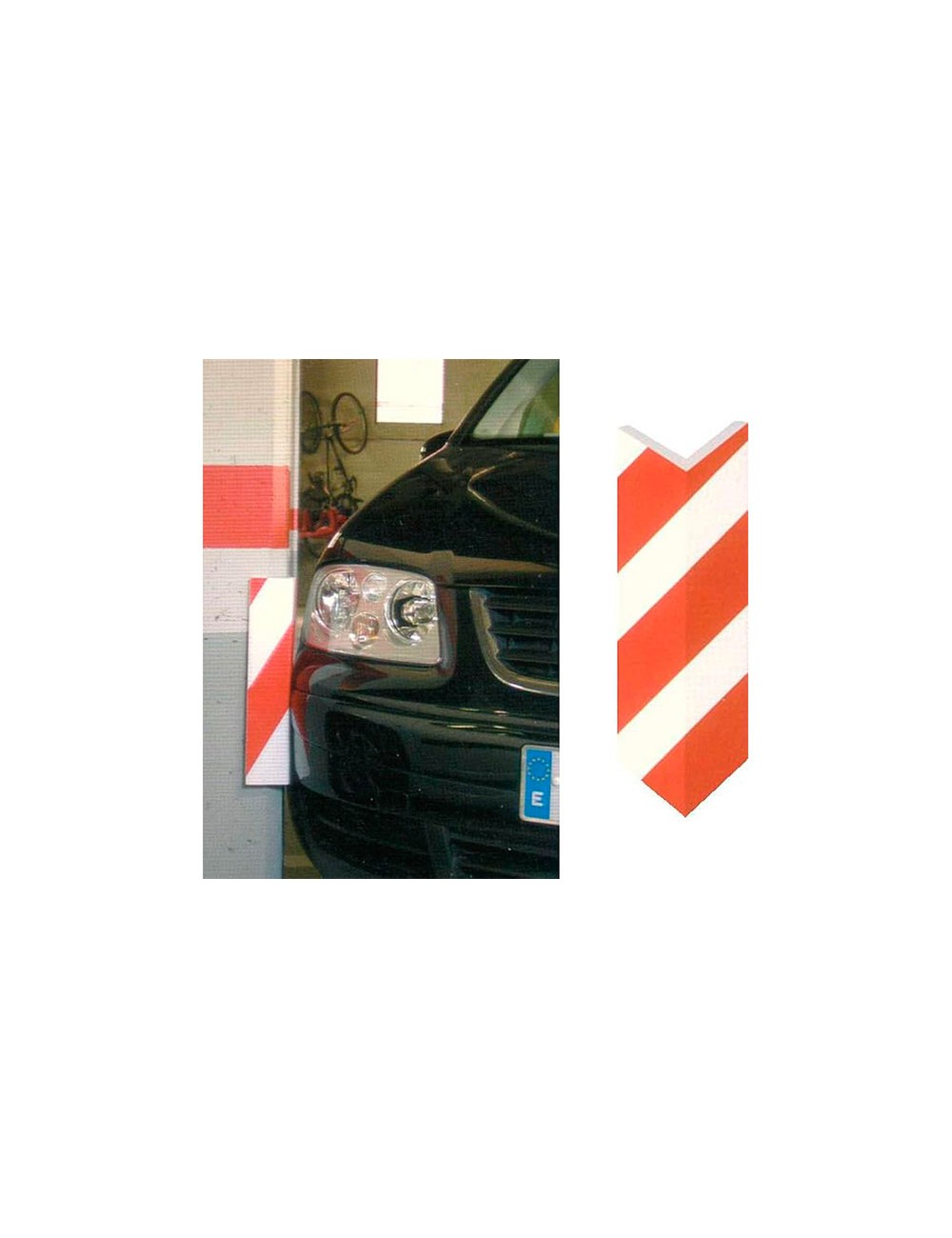 Foto de BLIS PROTECTOR ANTIGOLPES ESQUINERA ESPUMA ADHES.400X75 BCO.ROJO 