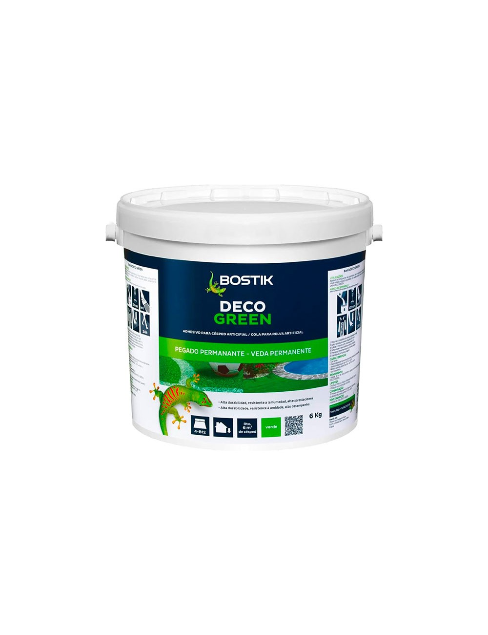 Foto de BOTE COLA CESPED ARTIFICIAL MONOCOMPONENTE DECO GREEN 6kg BOSTIK 