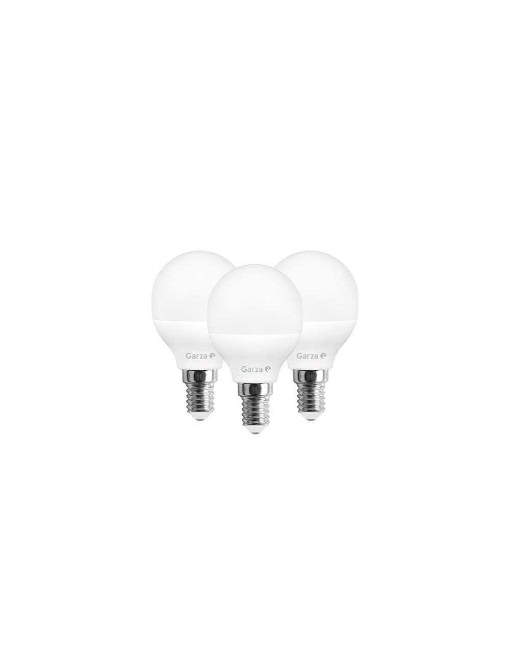 Foto de BOMBILLA LED ESFERICA E14 4,2W 470LM 6500K GARZA 3und. 