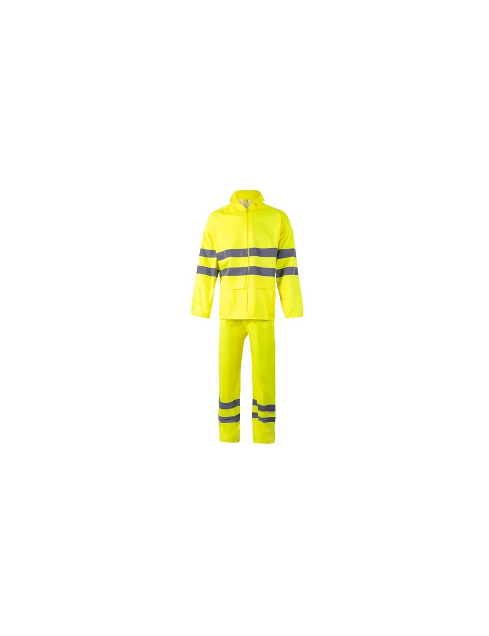 Foto de TRAJE AGUA LLUVIA AMARILLO FLUOR T-L 