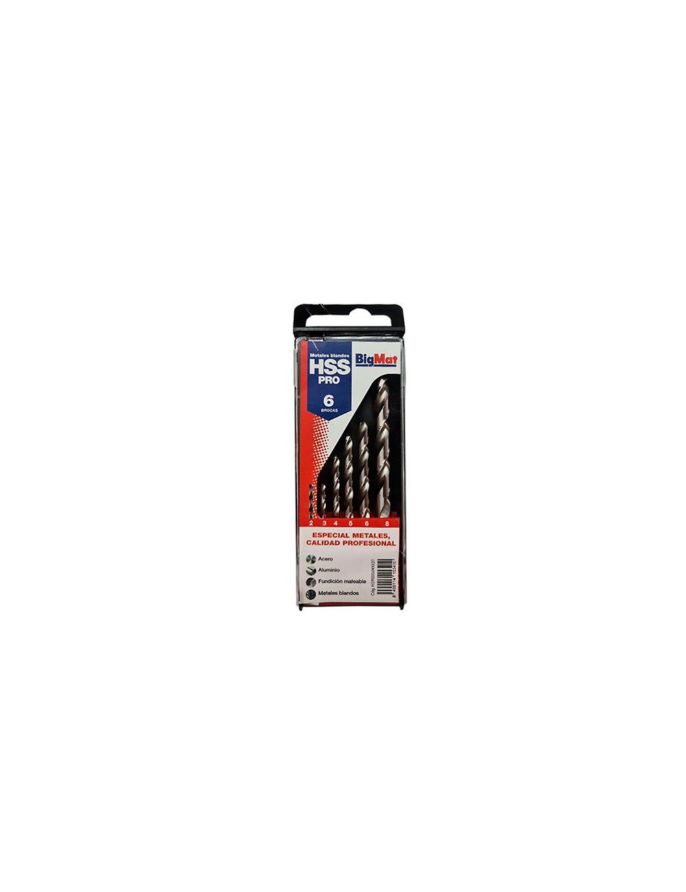 Foto de ESTUCHE 6 BROCAS METAL TWISTER 3-10mm MUSSOL 