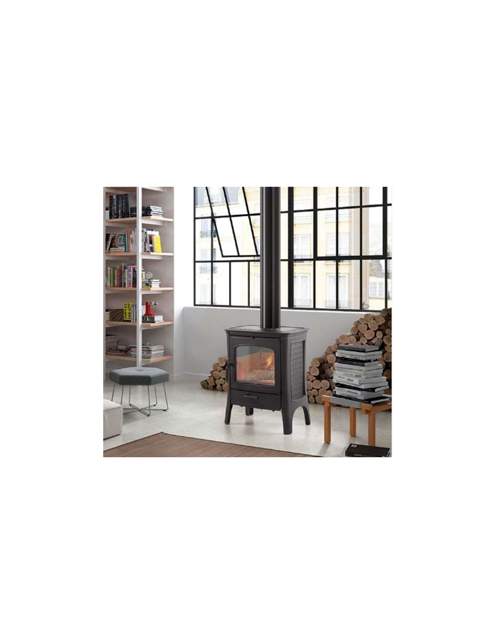 Foto de ESTUFA E-20 SE HIERRO FUNDIDO PINTADO 5,7KW HERGOM 