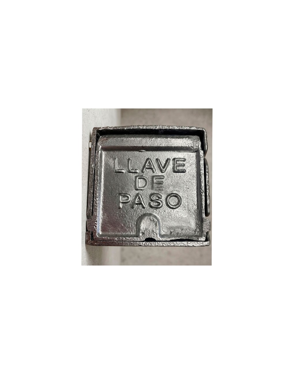 Foto de TAPA ARQUETA ALUMINIO 14X13 LLAVE AGUA 