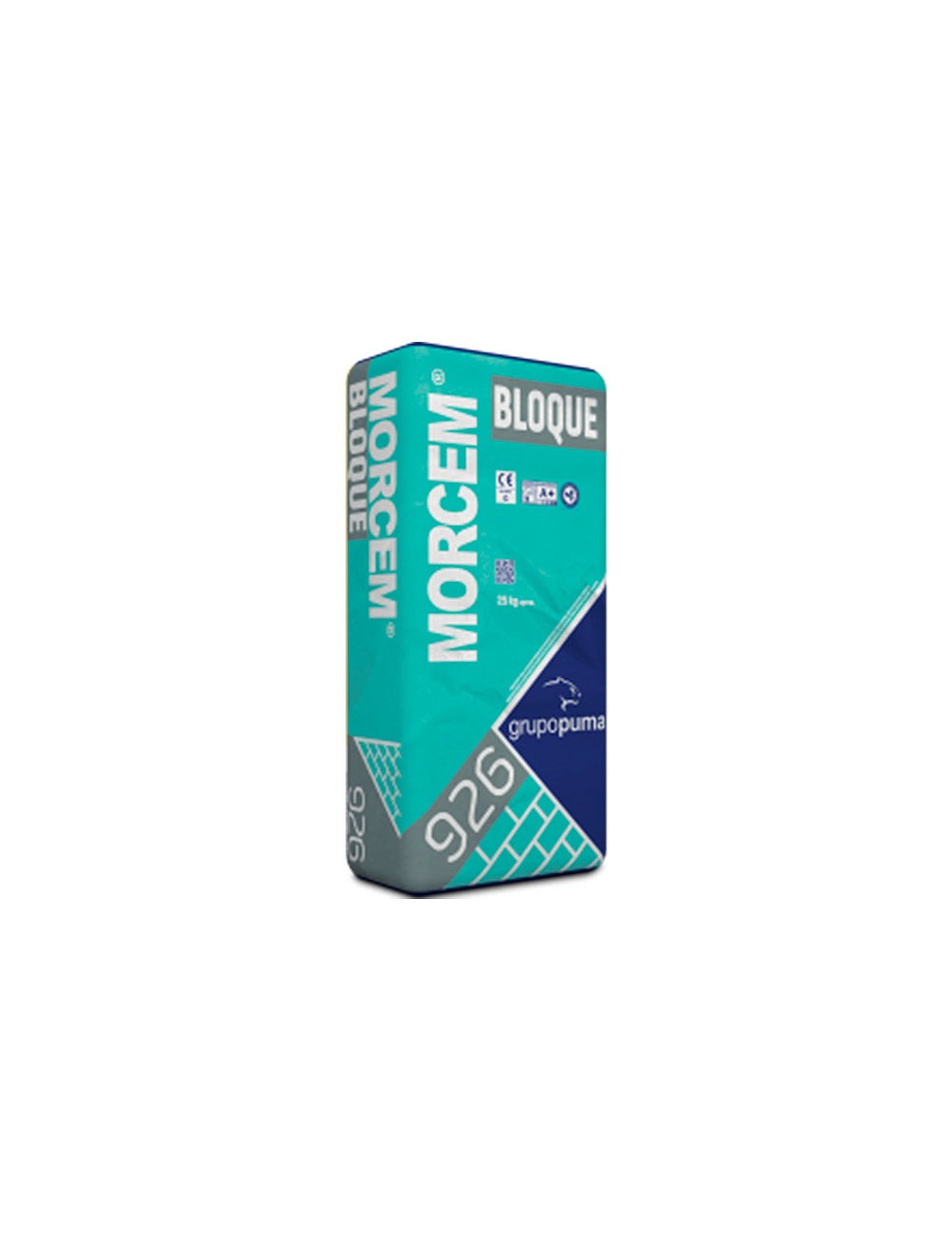 Foto de SACO MORCEM BLOQUE G BLANCO 25kg 