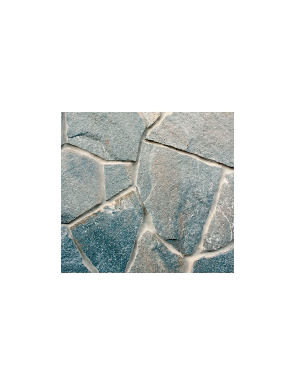 Foto de M2. CUARCITA PLATA IRREGULAR 