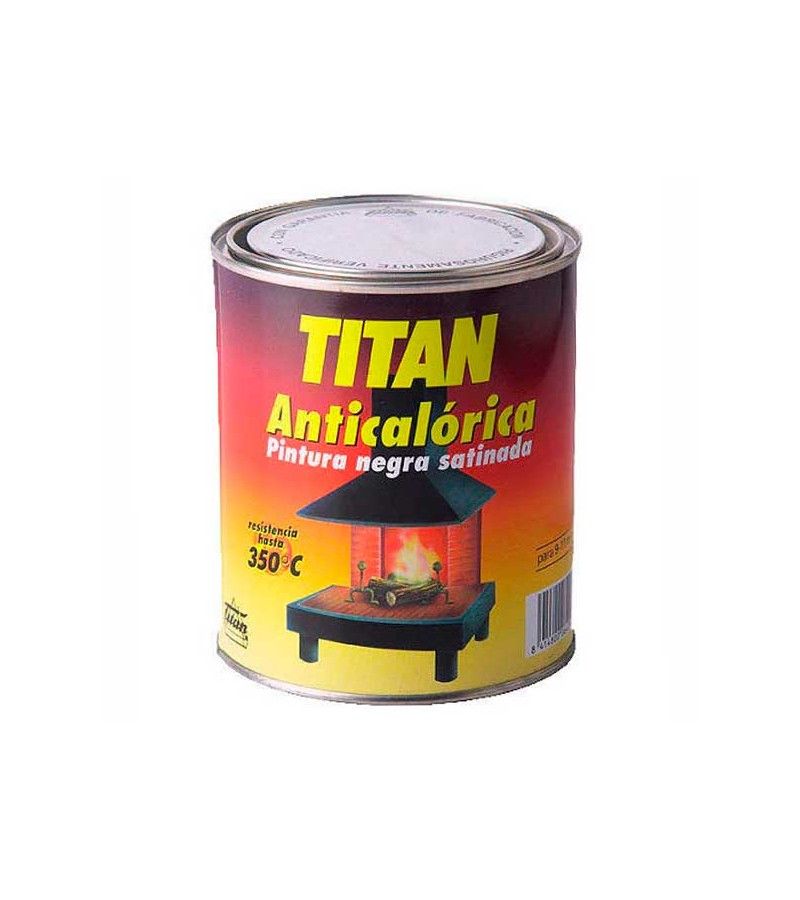 Foto de PINTURA ANTICALORICA NEGRO MATE 0.250L TITAN 