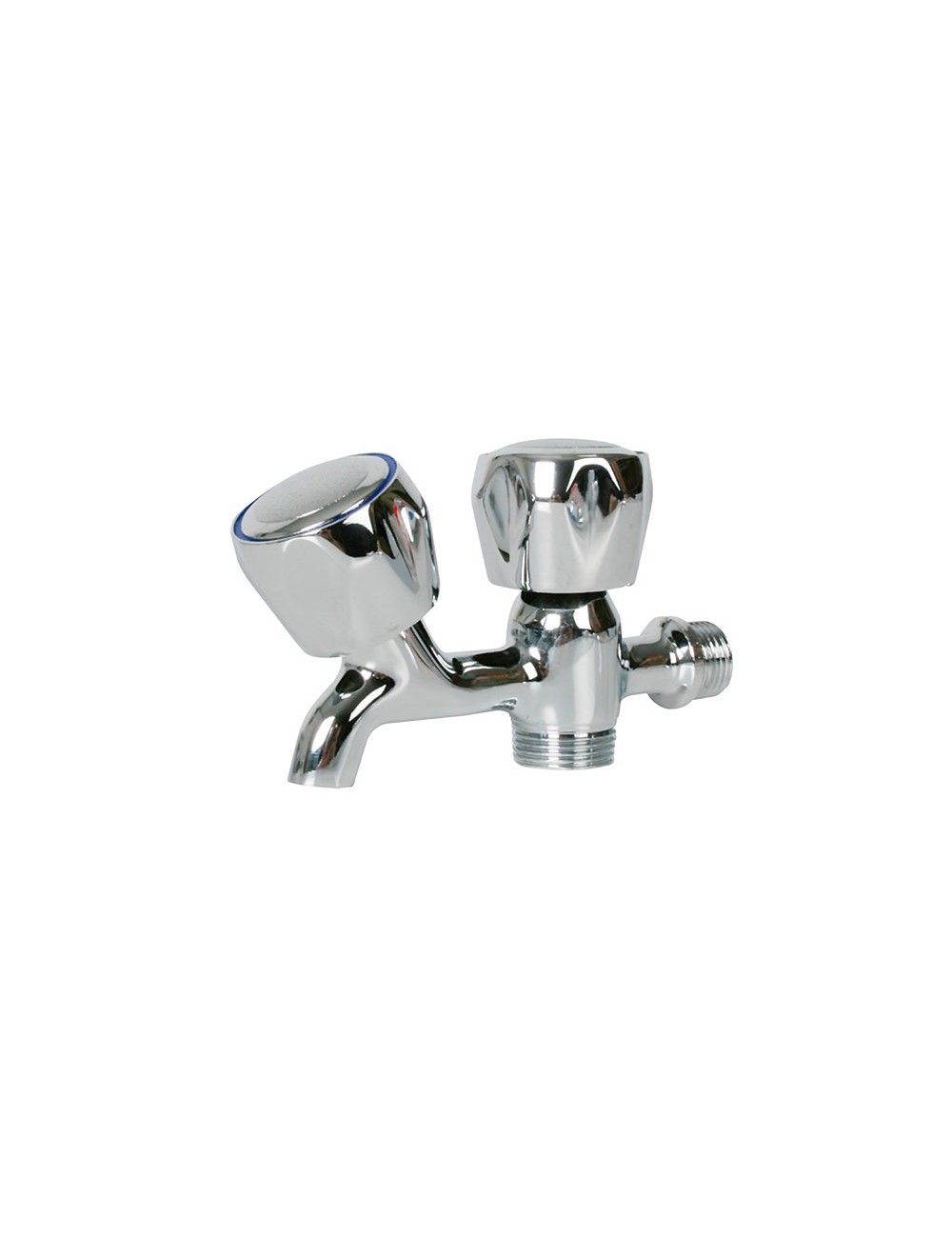 Foto de GRIFO DOBLE LAVADORA-LAVADERO ABS CROMO 