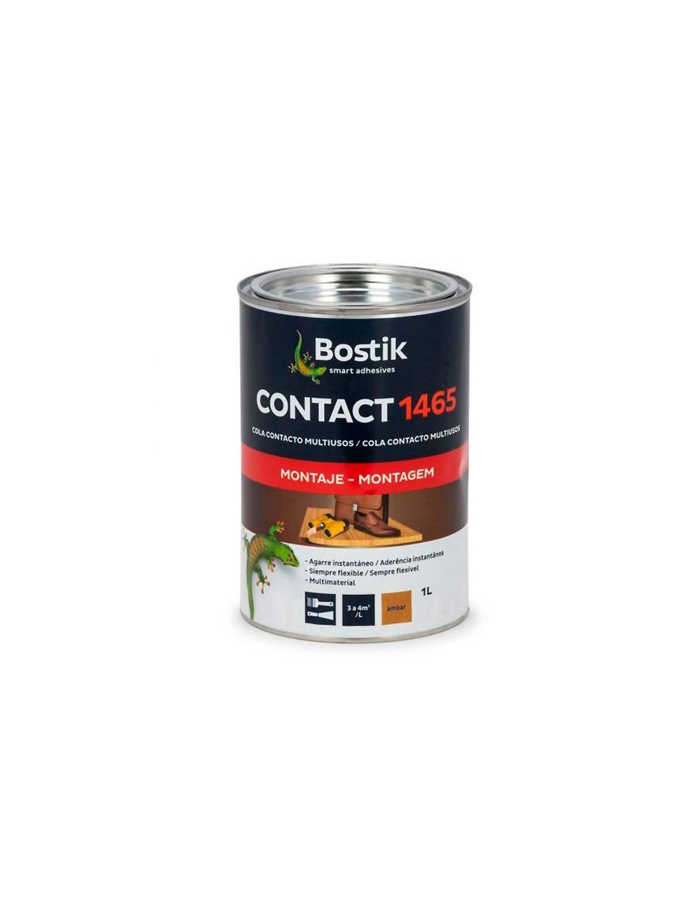 Foto de BOTE ADHESIVO COLA CONTACTO UNIVERSAL 820 1LT BOSTIK 