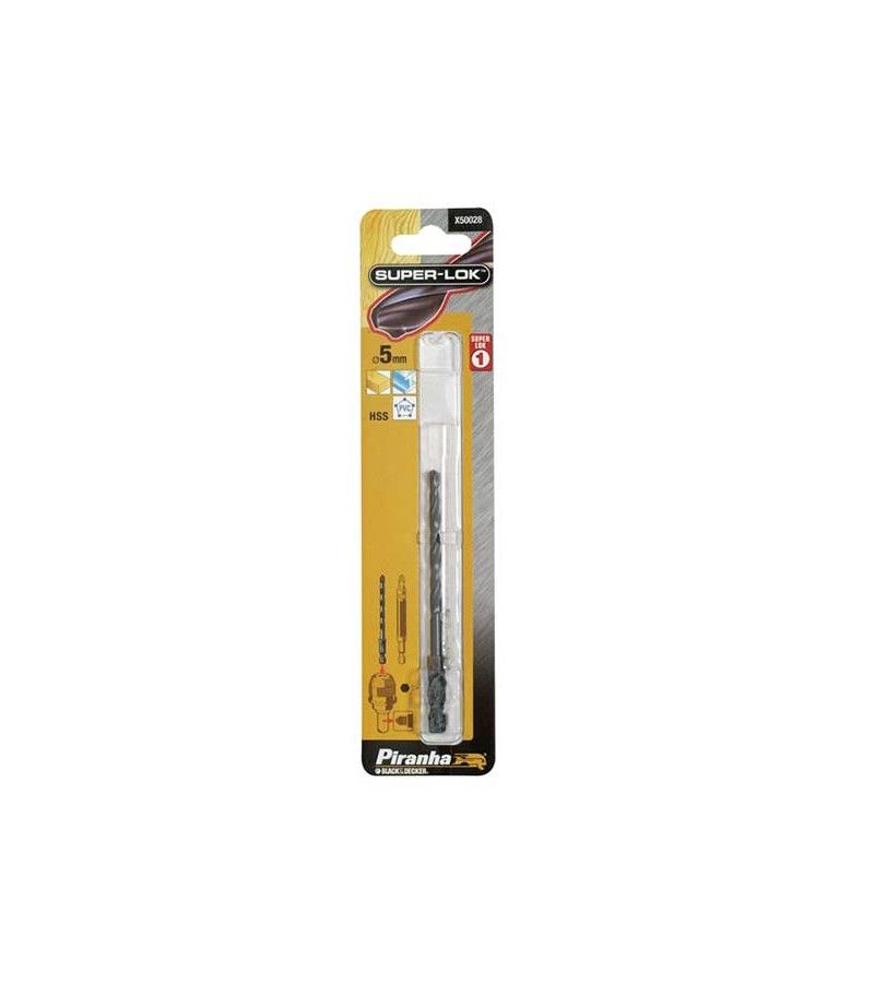 Foto de BROCA COGIDA HEXAG. METAL HSS 5mm STA50028 STANLEY 