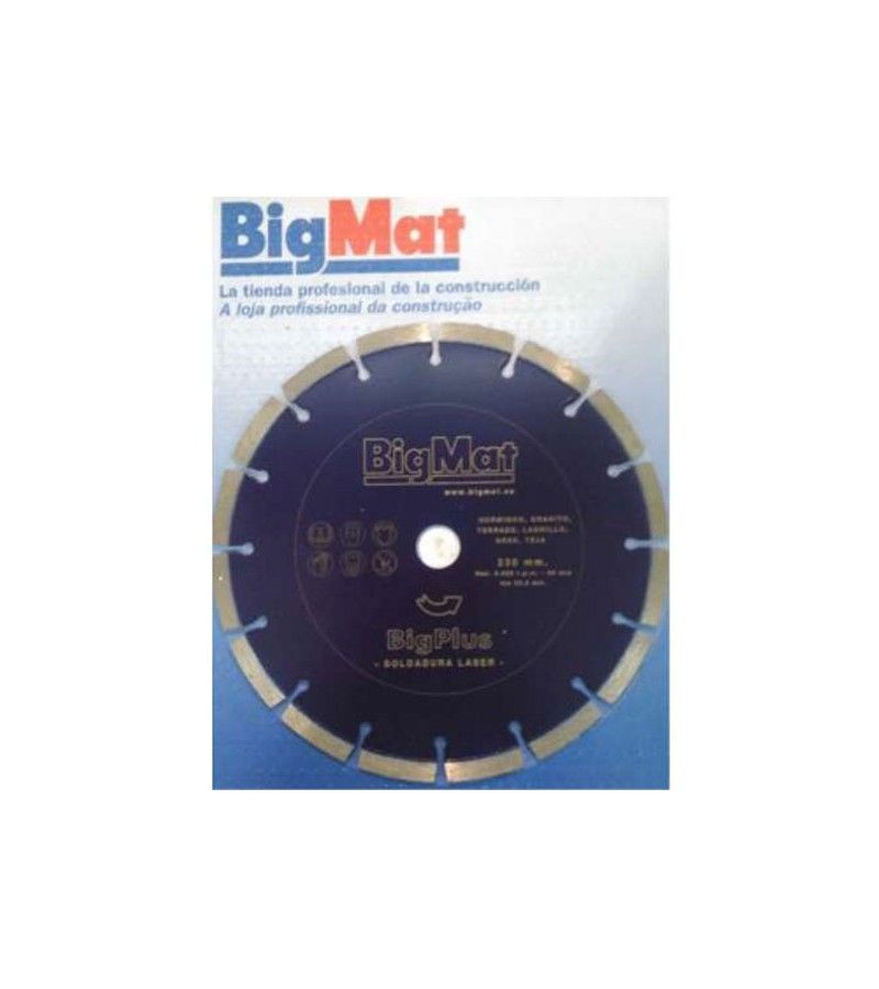 Foto de DISCO DIAMANTE GENERAL OBRA LASER PROFES. BIGPLUS 230 BIGMAT 
