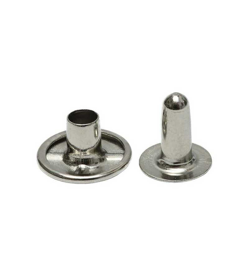 Foto de BLIS RIVETE P/CUERPOS HUECOS NIQUEL 15mm 10un.  Foto de BLIS RIVETE P/CUERPOS HUECOS NIQUEL 15mm 10un.