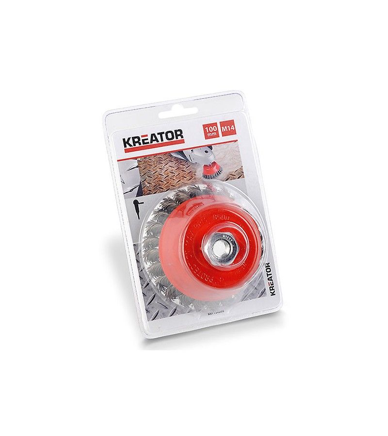 Foto de CEPILLO TAZA ALAMBRE TRENZADO 100mm. TZ100 SIT 