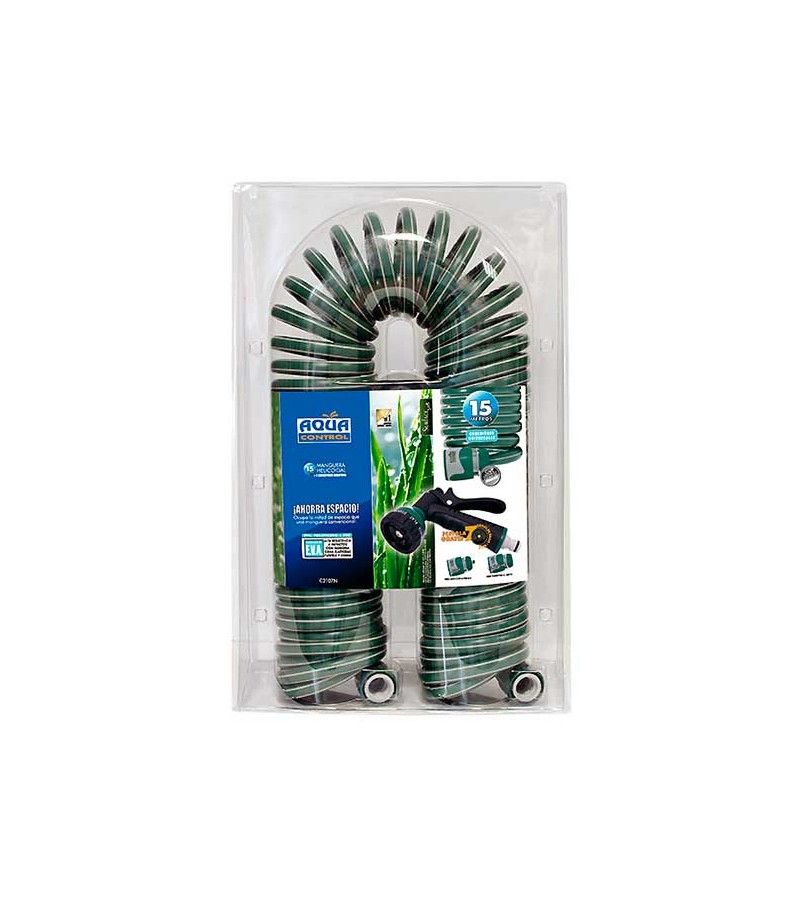 Foto de KIT MANGUERA HELICOIDAL EVA 15m AQUA CONTROL 