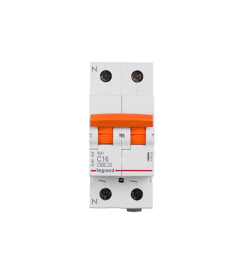 Foto de INTERRUPTOR MAGNETOTERMICO UNIPOLAR+NEUTRO RX3 32A LEGRAND 