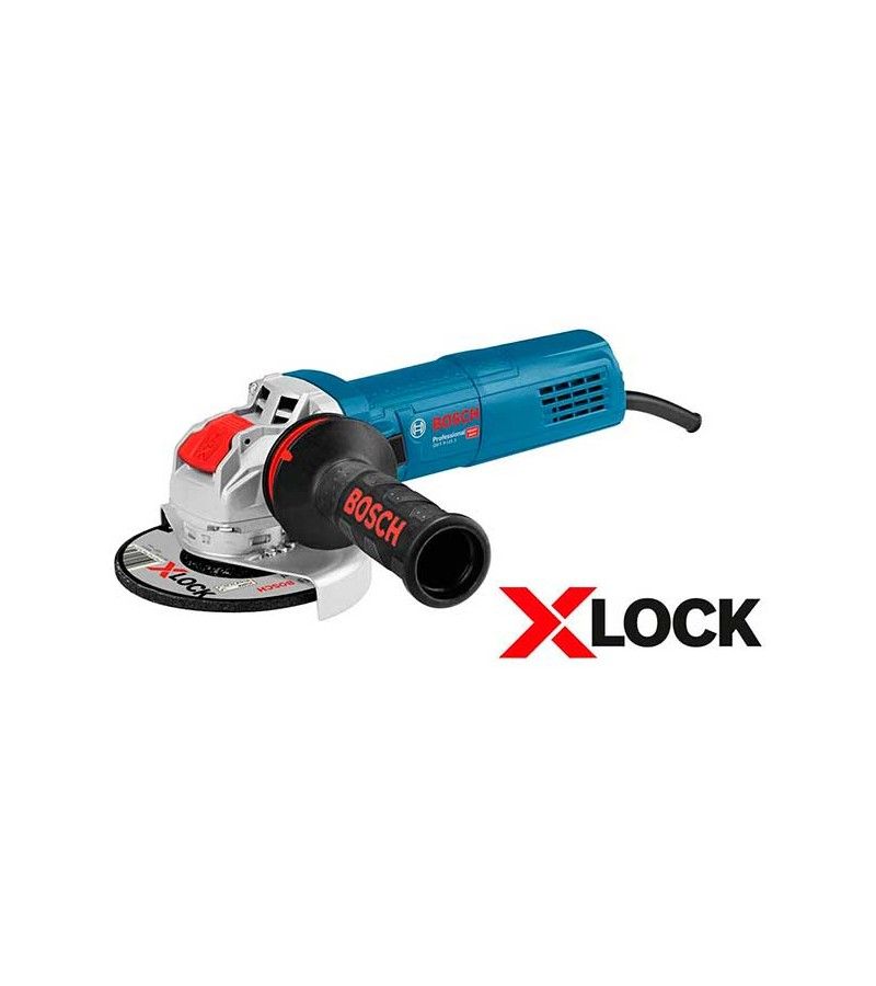 Foto de MINIAMOLADORA ANGULAR GWX 750-115 X-LOCK + LOTE DISCOS Y BOLSO BOSCH 