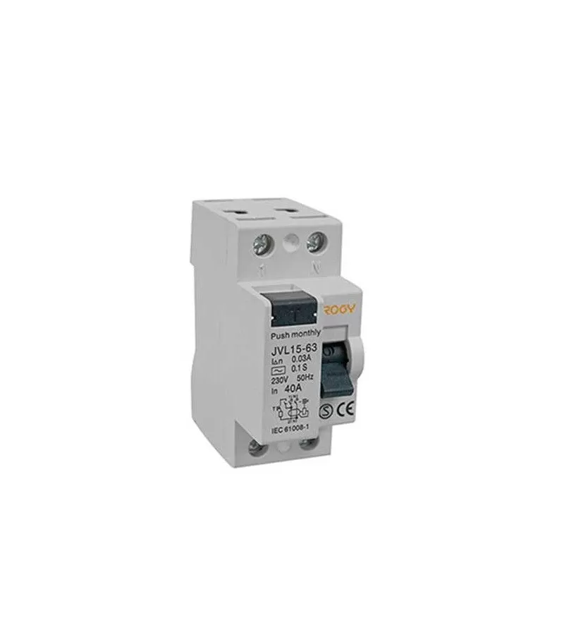 Moderno MAGNETOTÉRMICO VIVIENDA RX3 2P 6kA 16A