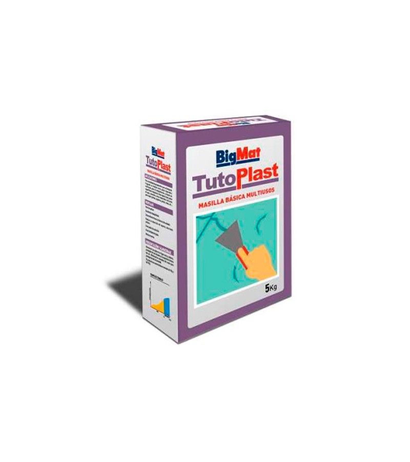 Foto de CAJA MASILLA AGUAPLAST STANDARD INTERIOR TUTOPLAST 5kg BIGMAT 
