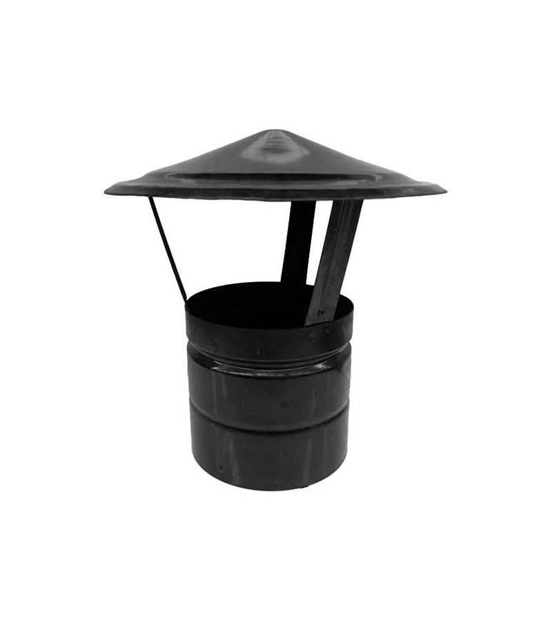 Foto de SOMBRERETE FIJO 300 VITRIFICADO NEGRO 