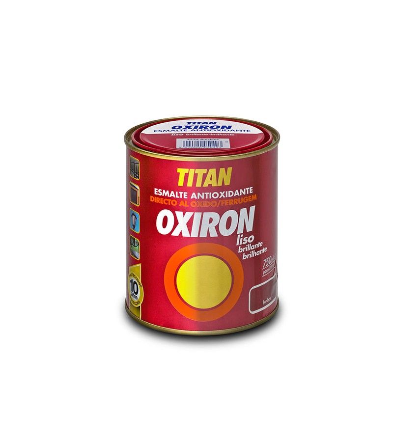 Foto de ESMALTE OXIRON LISO NEGRO BRILLANTE 4L TITAN 