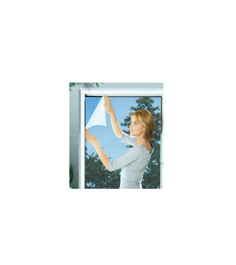 Foto de KIT MOSQUITERA EENROLLABLE MR01-100X100cm P/VENTANA BLANCO AMIG 