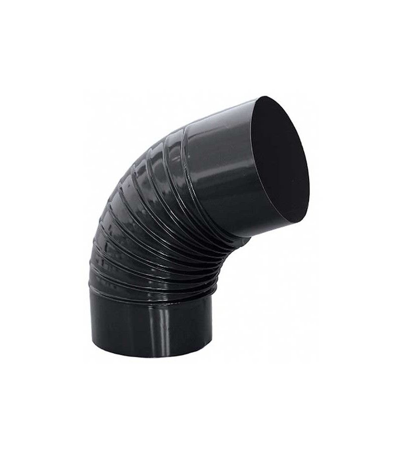 Foto de CODO RIZADO 150-90º VITRIFICADO NEGRO 