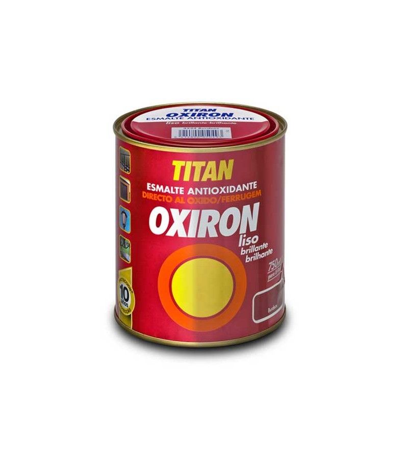Foto de ESMALTE OXIRON LISO GAMUZA BRILLANTE 0,750L TITAN dc 