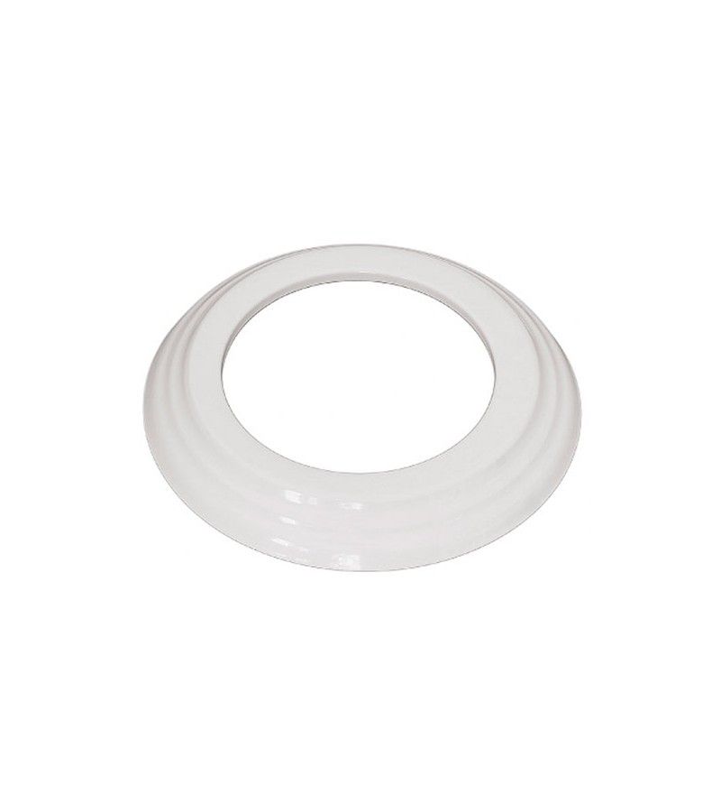 Foto de EMBELLECEDOR ALUMINIO BLANCO 125mm  Foto de EMBELLECEDOR ALUMINIO BLANCO 125mm