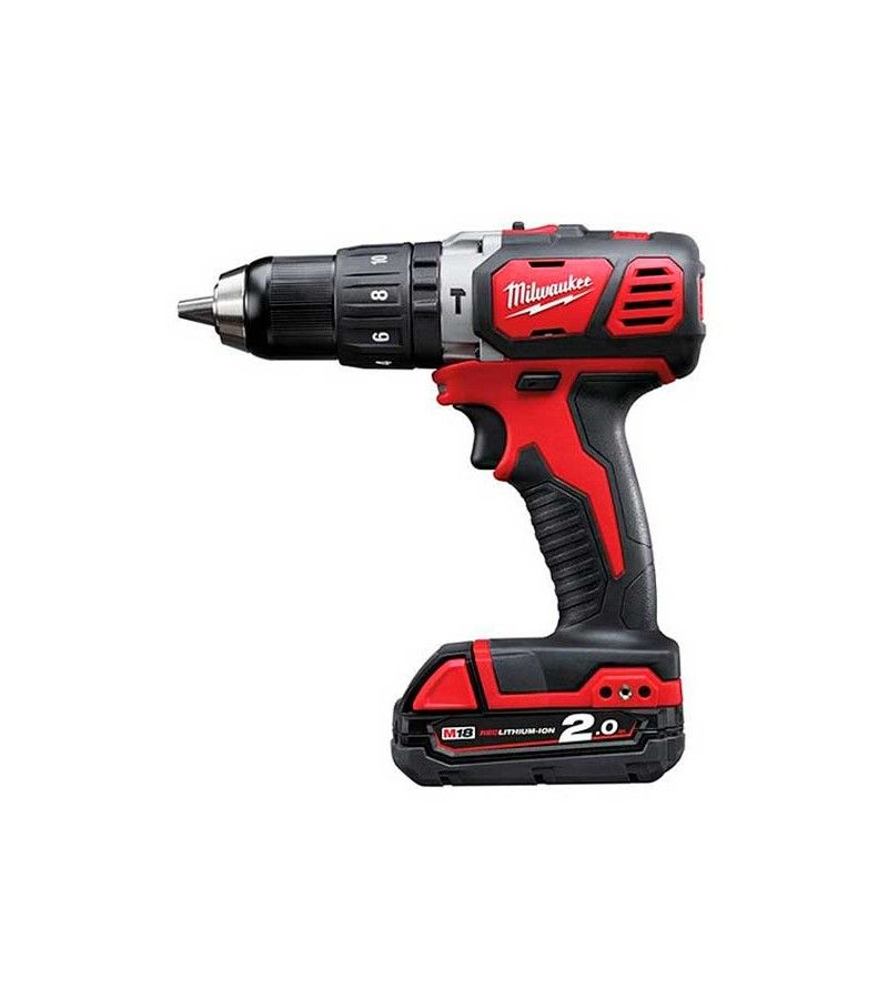 Foto de TALADRO PERCUTOR 18V 2.0Ah 2 BATER. M18BPD-202C MILWAUKEE 
