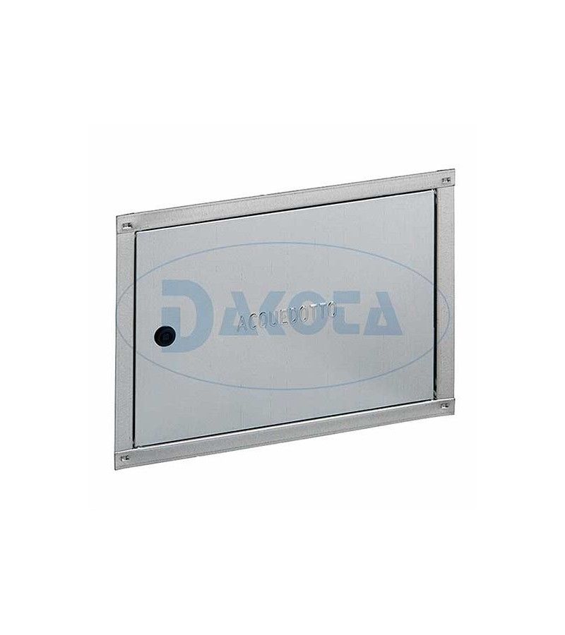 Foto de TAPA METALICA CONTADOR DE AGUA PANELABLE 450X300mm C/LLAVE 