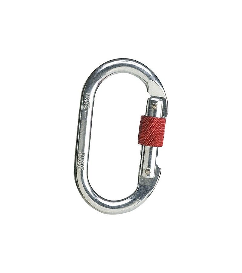 Foto de MOSQUETON ALUMINIO CIERRE ROSCA AM002 