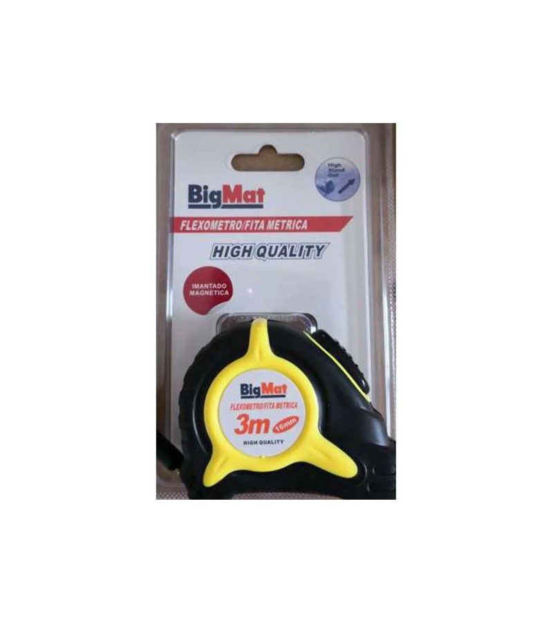 Foto de FLEXOMETRO 3mX16mm PLASTICO C/IMAN BIGMAT dc 