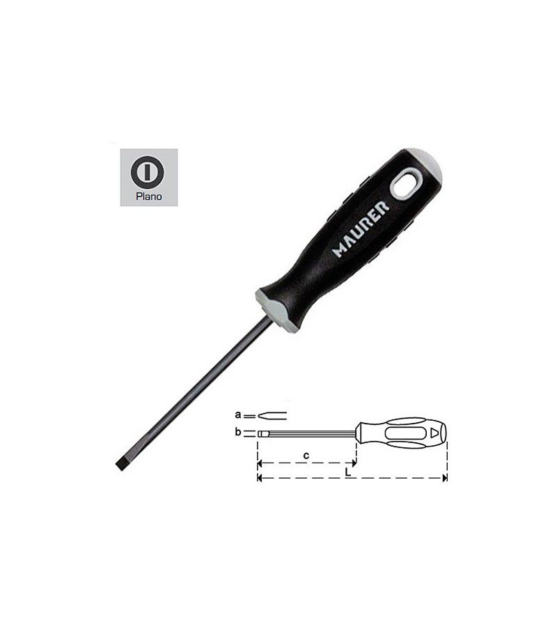 Foto de DESTORNILLADOR BOCA RECTA P/ELECTRICISTA 3.0X100 ALYCO 