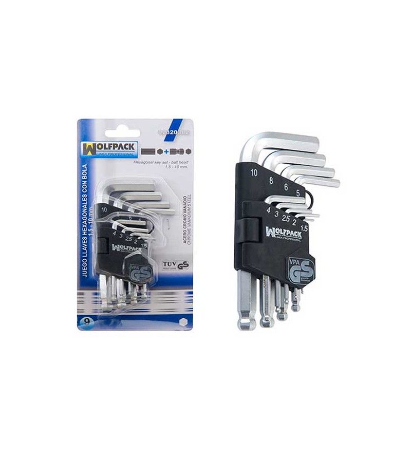 Foto de BLIS LLAVE ALLEN BOLA CORTA 9un. ALYCO 