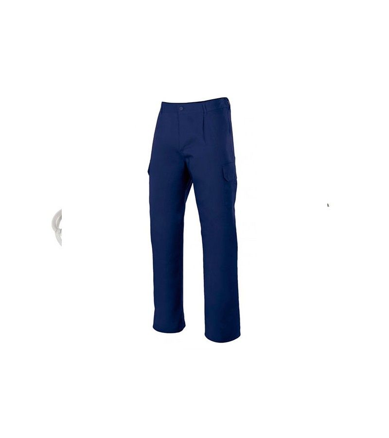 Foto de PANTALON MULTIBOLSILLOS GOMA AZUL MARINO T-48 