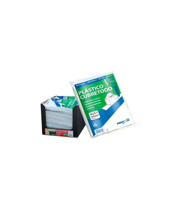 Foto de PLASTICO GRUESO CUBRETODO 4X5m 30 MICRAS BIGMAT 