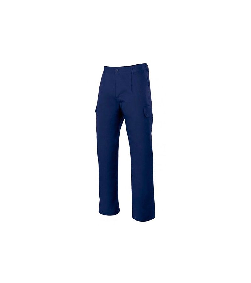 Foto de PANTALON MULTIBOLSILLOS GOMA AZUL MARINO T-50 