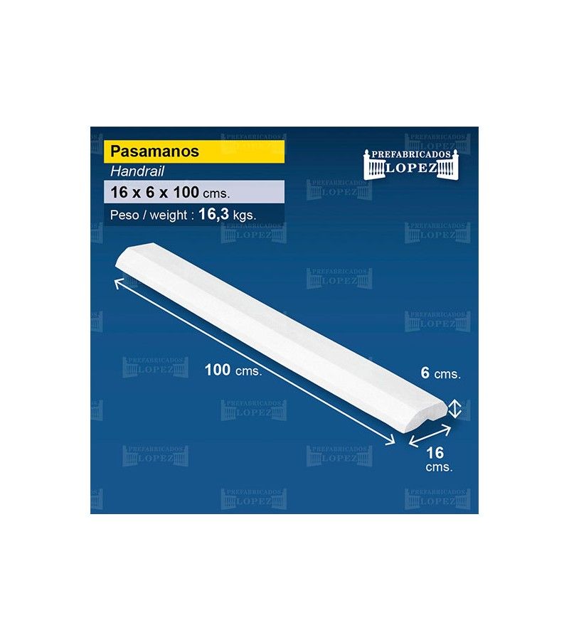 Foto de PASAMANOS BALAUSTRE 6X17X100 