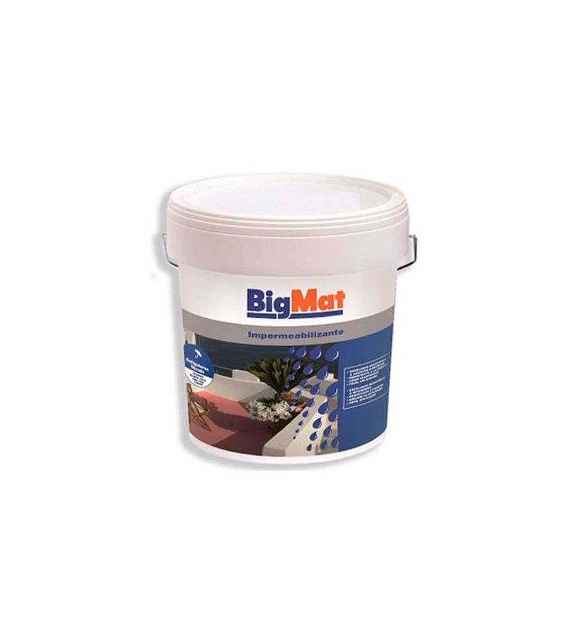 Foto de CAUCHO IMPERMEABILIZANTE FIBRADO TRANSITABLE TEJA 15L BIGMAT 